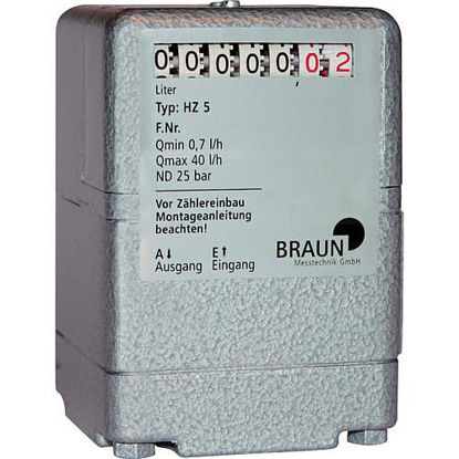 Braun Ölzähler HZ 50,7-40 l/h